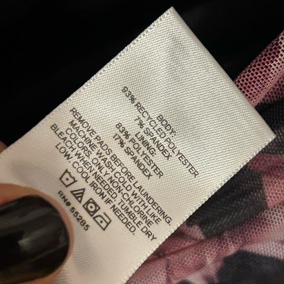 Express Ruched Floral Top - Picture 4 of 4